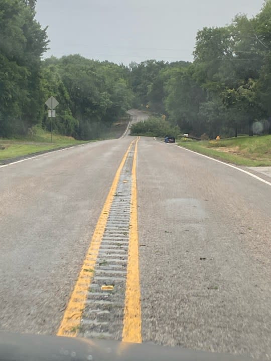 Storm damage in Van Zandt County, courtesy of Deb Selman