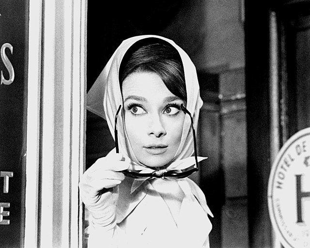 Audrey Hepburn publicity photo for the film Charade