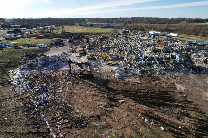 Devastating outbreak of tornadoes ripped through several U.S. states