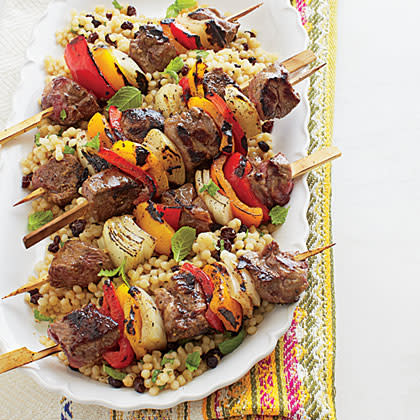 Seasoned Lamb Kebabs