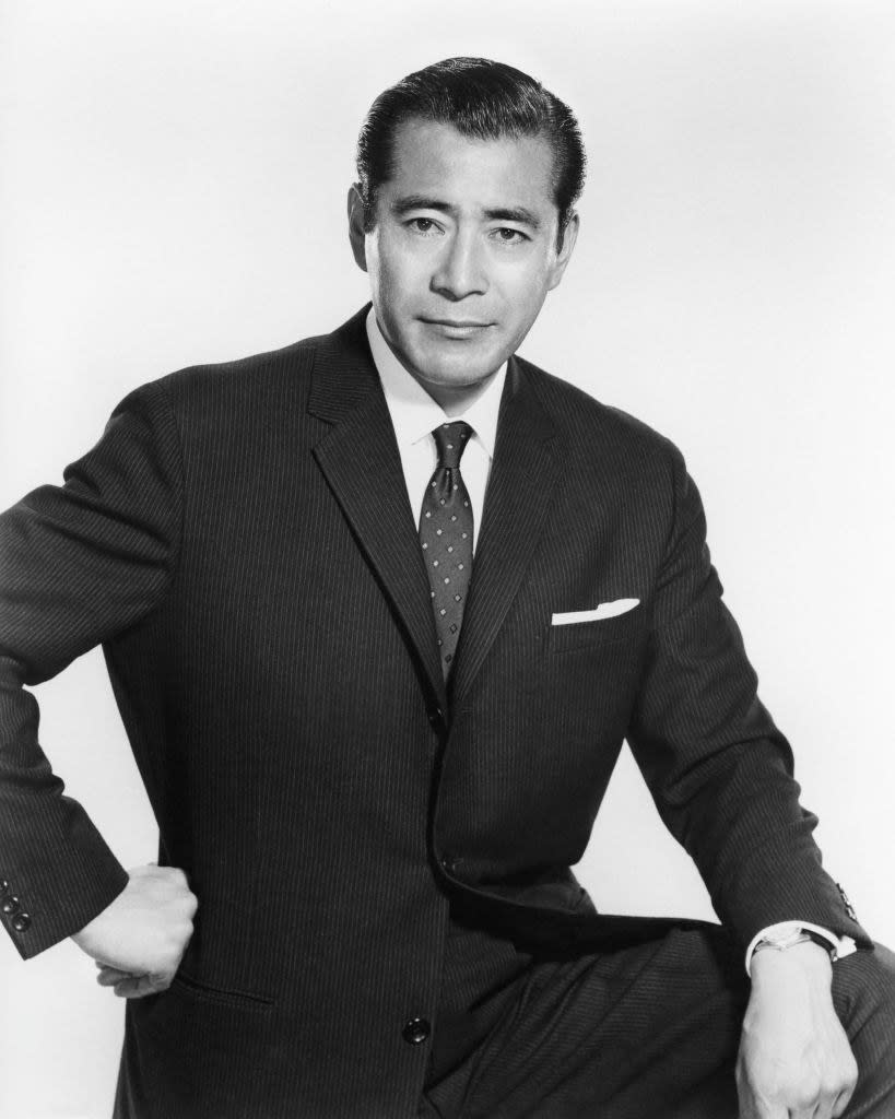 close up of Toshiro Mifune