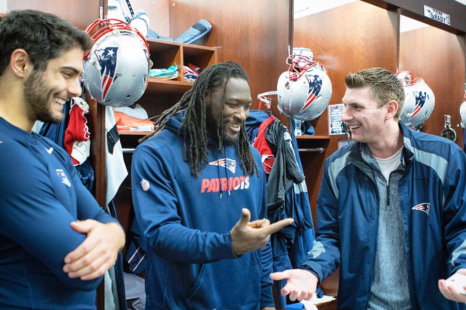 John Duke Logan is known as the "Team Magician" of the New England Patriots.