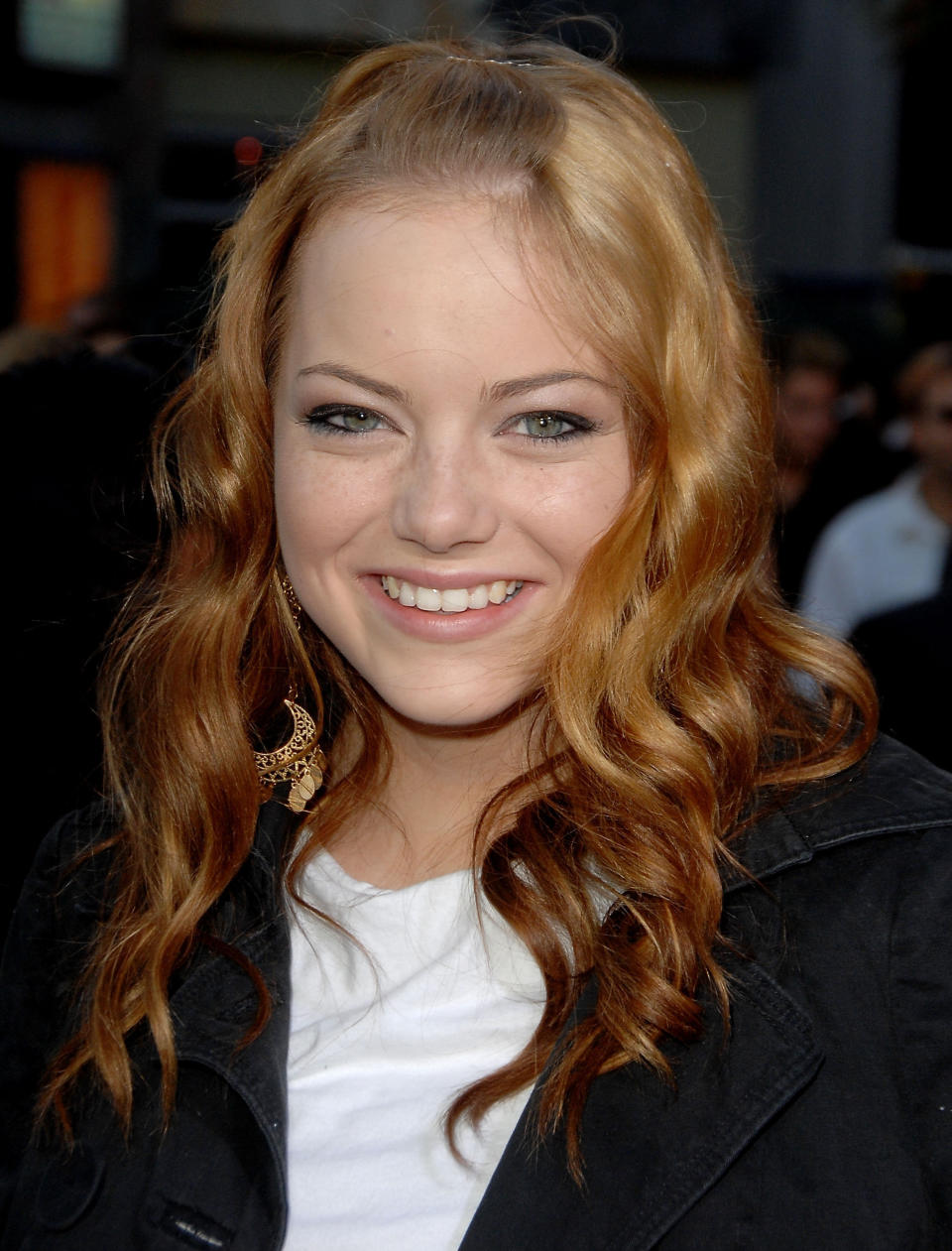 Emma Stone arrives at the 'I Now Pronounce You Chuck and Larry' premiere in 2007&nbsp;in Universal City, California.