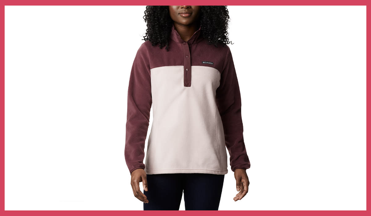 Snuggle up to savings: like this Columbia fleece at 50 percent off! (Photo: Macy's)