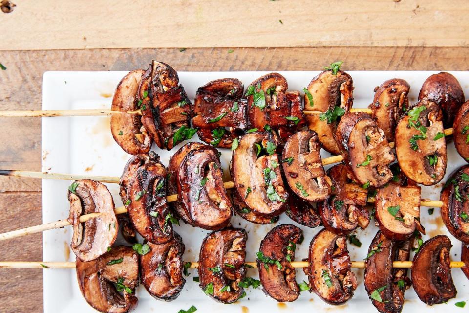 Grilled Balsamic Mushrooms