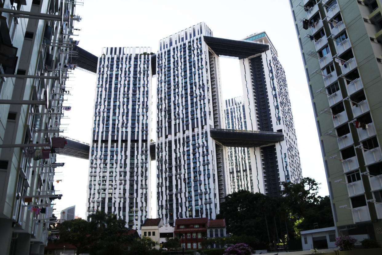 The Pinnacle@Duxton building located at Tanjong Pagar, Singapore on 9 May 2018 (PHOTO: Abdul Rahman Azhari/Yahoo Lifestyle Singapore)