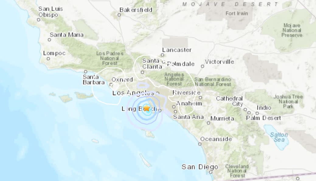 Earthquake rattles Los Angeles County