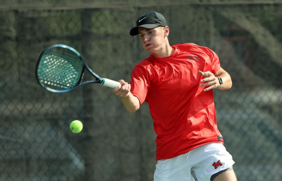 High school 6A boys state tennis at Liberty Park Tennis in Salt Lake City on Saturday, May 20, 2023. | Scott G Winterton, Deseret News