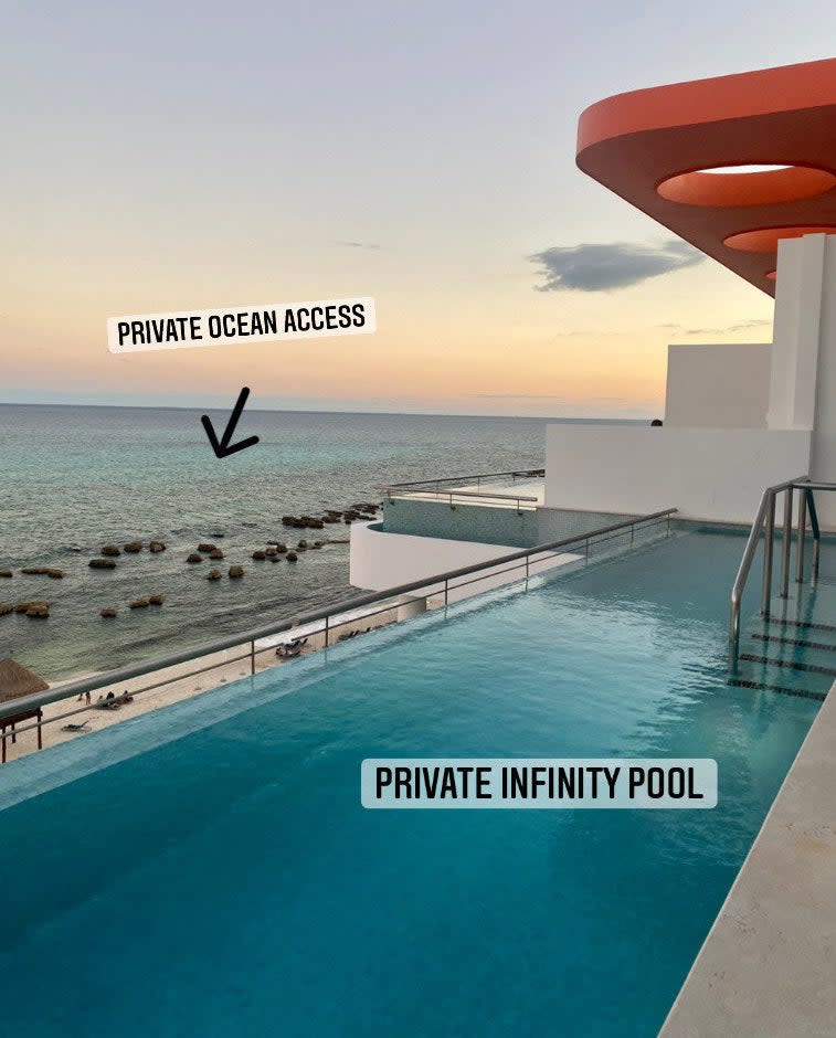 the infinity pool