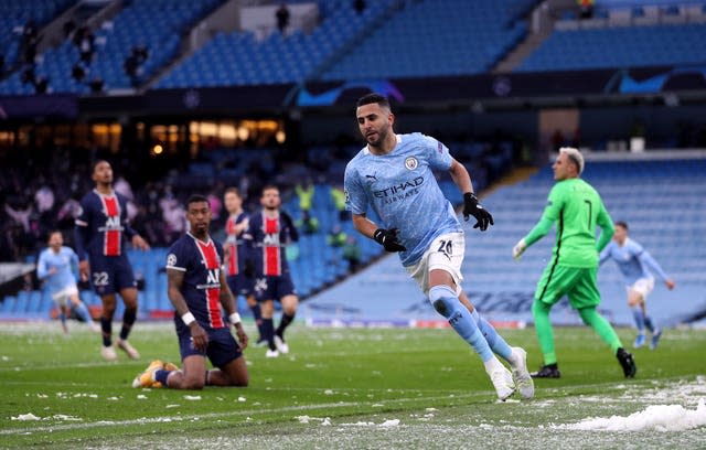 City got the better of PSG in last year's semi-finals