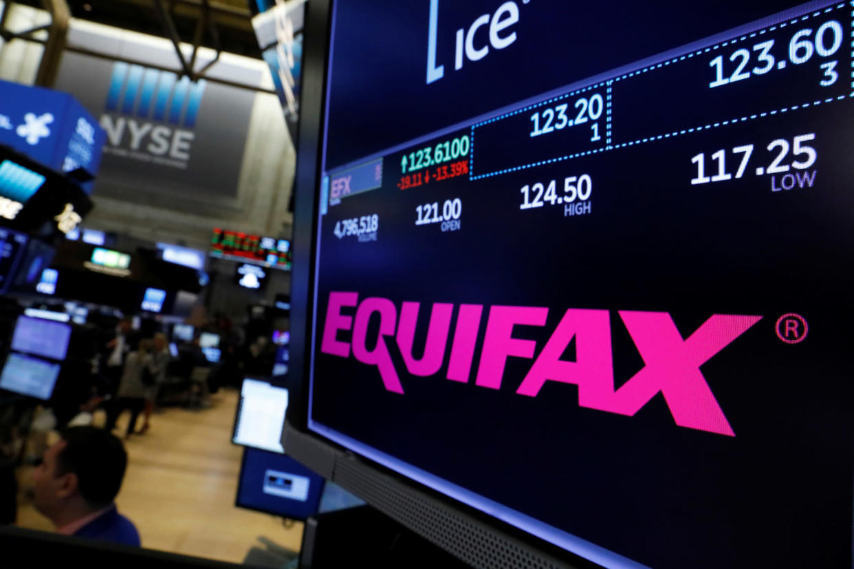 Equifax trading floor