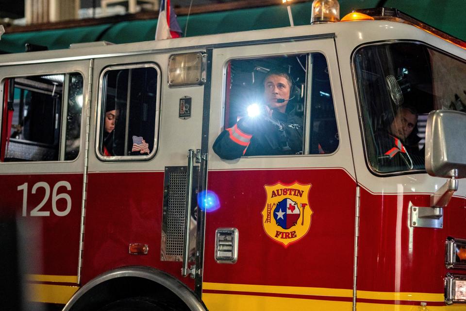 Owen Strand (Rob Lowe) heads a company of firefighters in Austin, Texas, in Fox's '9-1-1: Lone Star.'