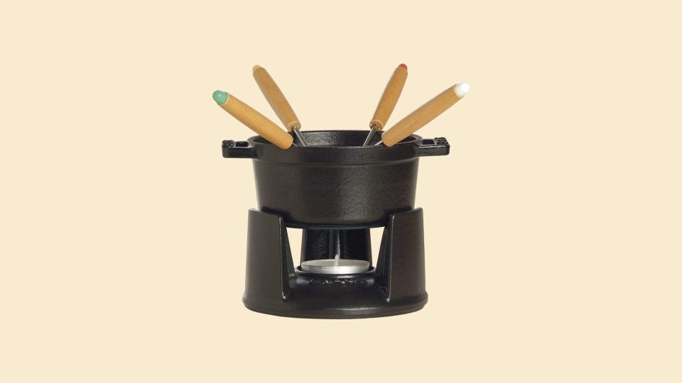 Tell them you love them with a mini chocolate fondue set.