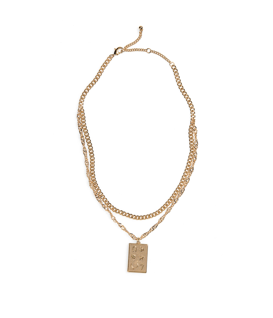 BP. Layered Square Charm Necklace (Photo: Nordstrom)