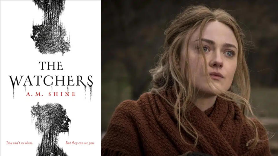 The Watchers book and Dakota Fanning in Brimstone