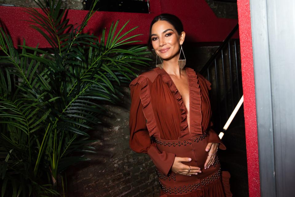 The stylish crowd at Jimmy Choo’s New York Fashion Week bash were treated to dinner and a show, thanks to Alessandro Ristori & the Portofinos.