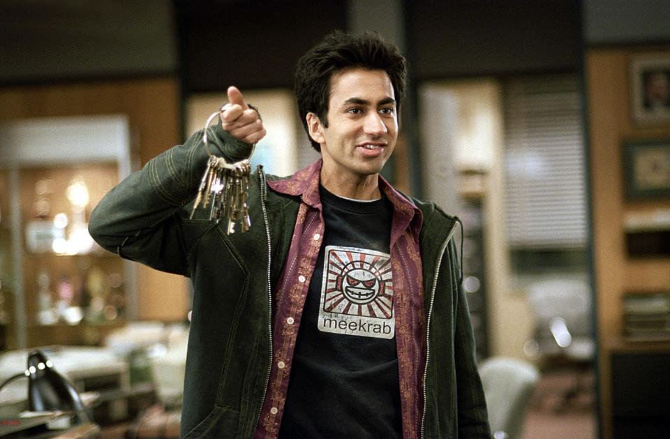 Kal Penn in Harold & Kumar Go to White Castle, holding up a bunch of keys