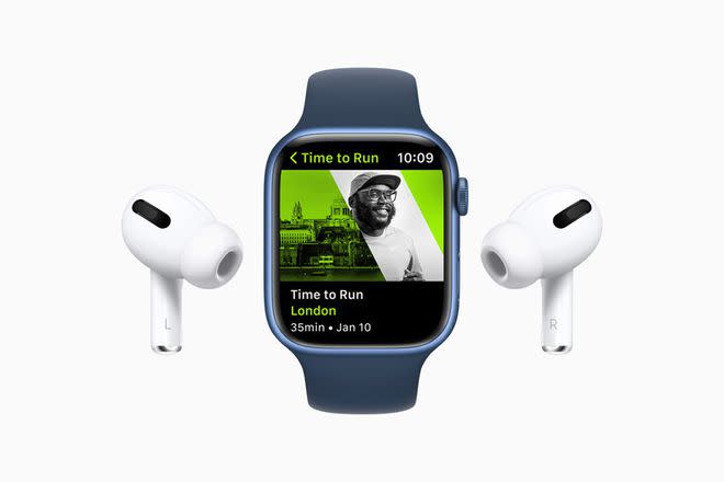 O Time to Run são como podcasts para ouvir durante uma corrida (Imagem: Divulgação/Apple)