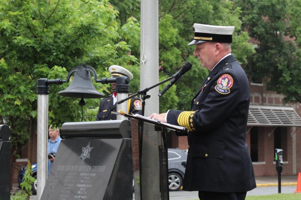 Macon-Bibb County first responders honored 37 individuals who died in the line of service. Jesse Fraga/jfraga@macon.com