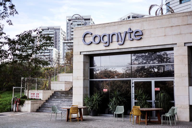 The headquarters of the Israeli company Cognyte in Herzliya near Tel Aviv