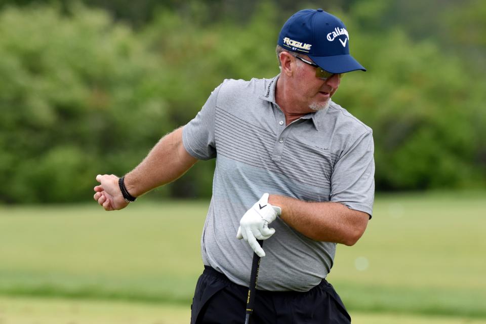 Jacksonville native David Duval, who is playing in this week's PGA Tour Champions Furyk & Friends tournament at Timuquana Country Club, has struggled to put up quality scores in his rookie season on the Champions tour.