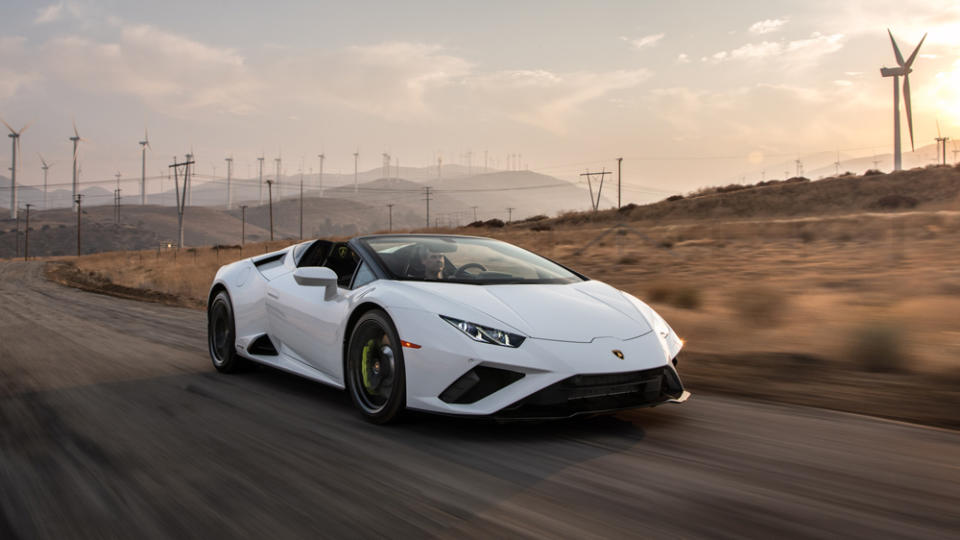 The Huracán EVO RWD Spyder was named Robb Report’s best sports car and best convertible of the year. - Credit: Photo by Robin Trajano, courtesy of Automobili Lamborghini S.p.A.