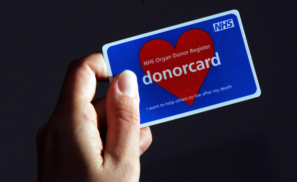 Every adult in England is about to become an organ donor unless they opt out (Picture: PA)