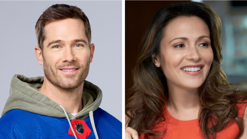 Luke Macfarlane and Italia Ricci