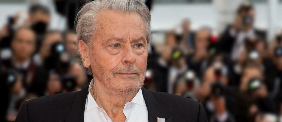 Alain Delon, lors du 72e Festival de Cannes, le 19 mai 2019.  - Credit:Syspeo/Sipa