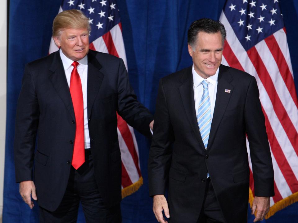 Mitt Romney Donald Trump