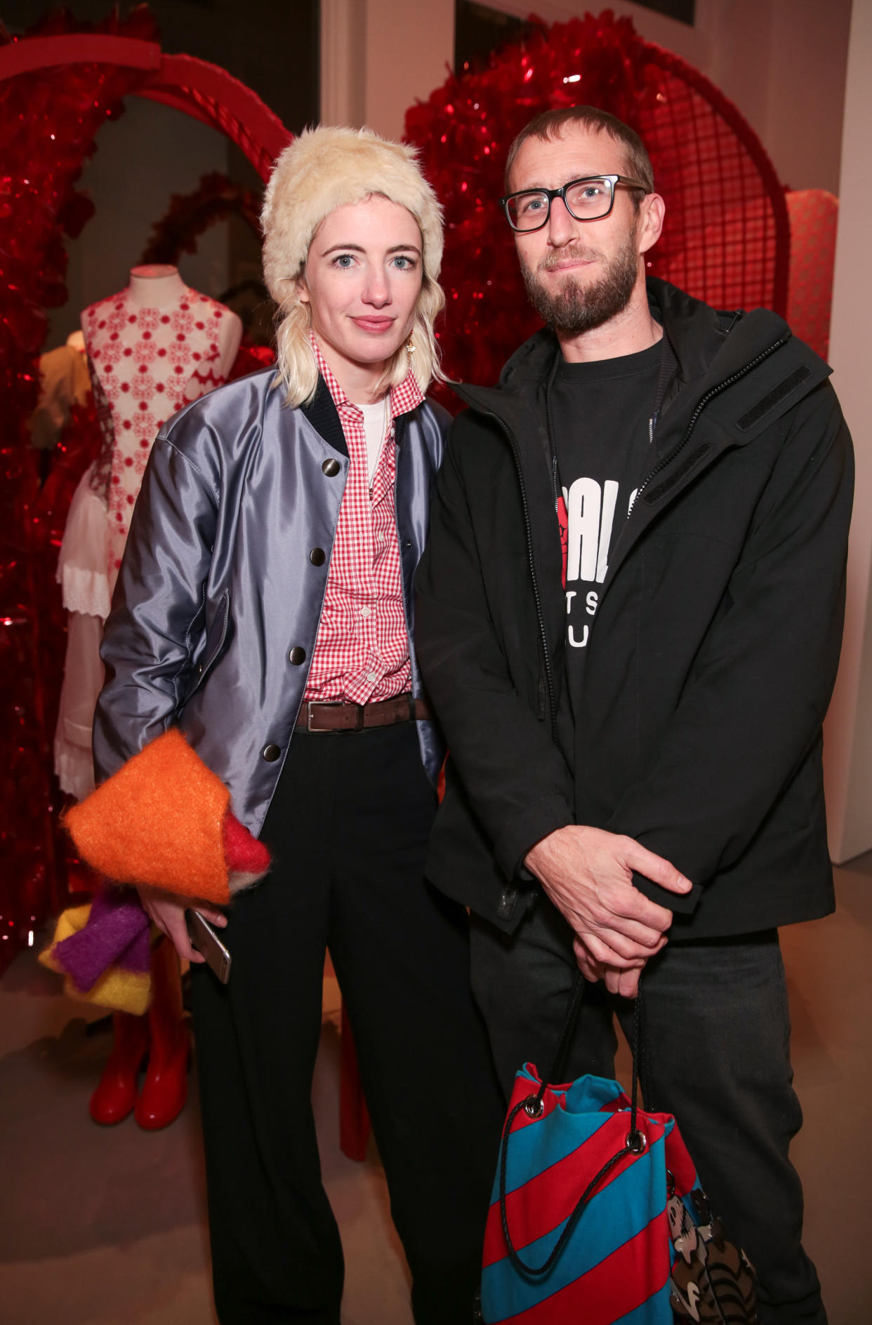 NEW YORK, NY - FEBRUARY 12:  Phoebe Arnold (L), and Clemens Weisshaar attend the opening of the first Simone Rocha US store on February 12, 2017 in New York City.  (Photo by CJ Rivera/Getty Images)