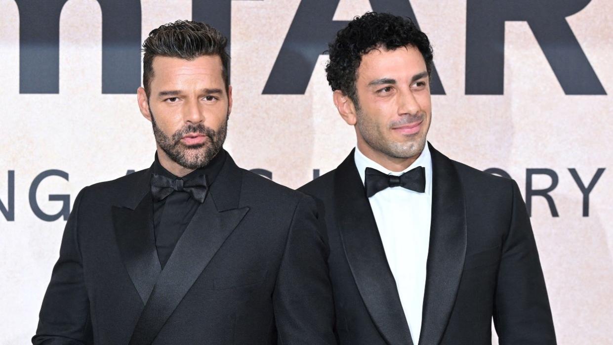 Ricky Martin and Jwan Yosef