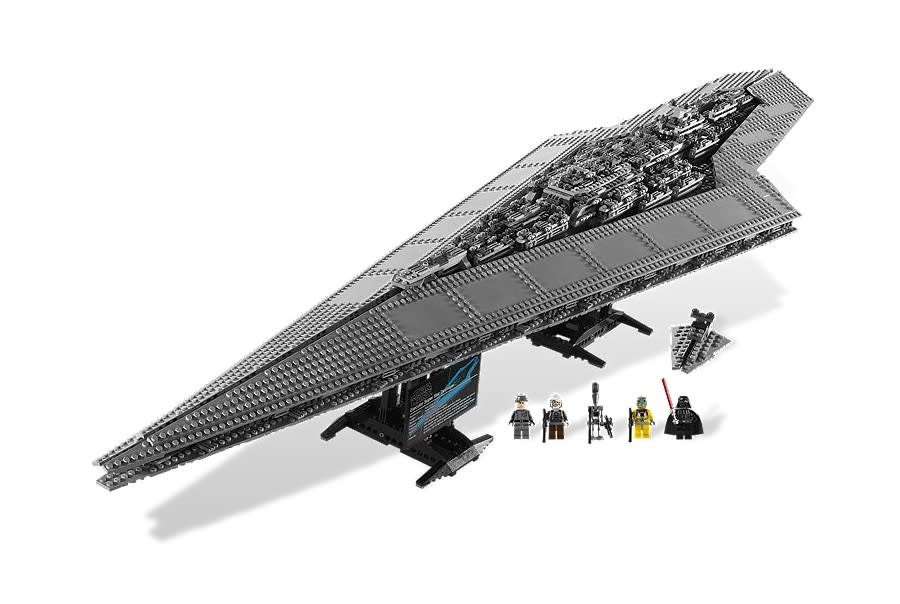 SUPER STAR DESTROYER: $399 -- The biggest challenge in assembling this monster set isn’t so much following the instructions as it is finding the space. At nearly 50 inches in length, it’s the longest Lego set ever produced.