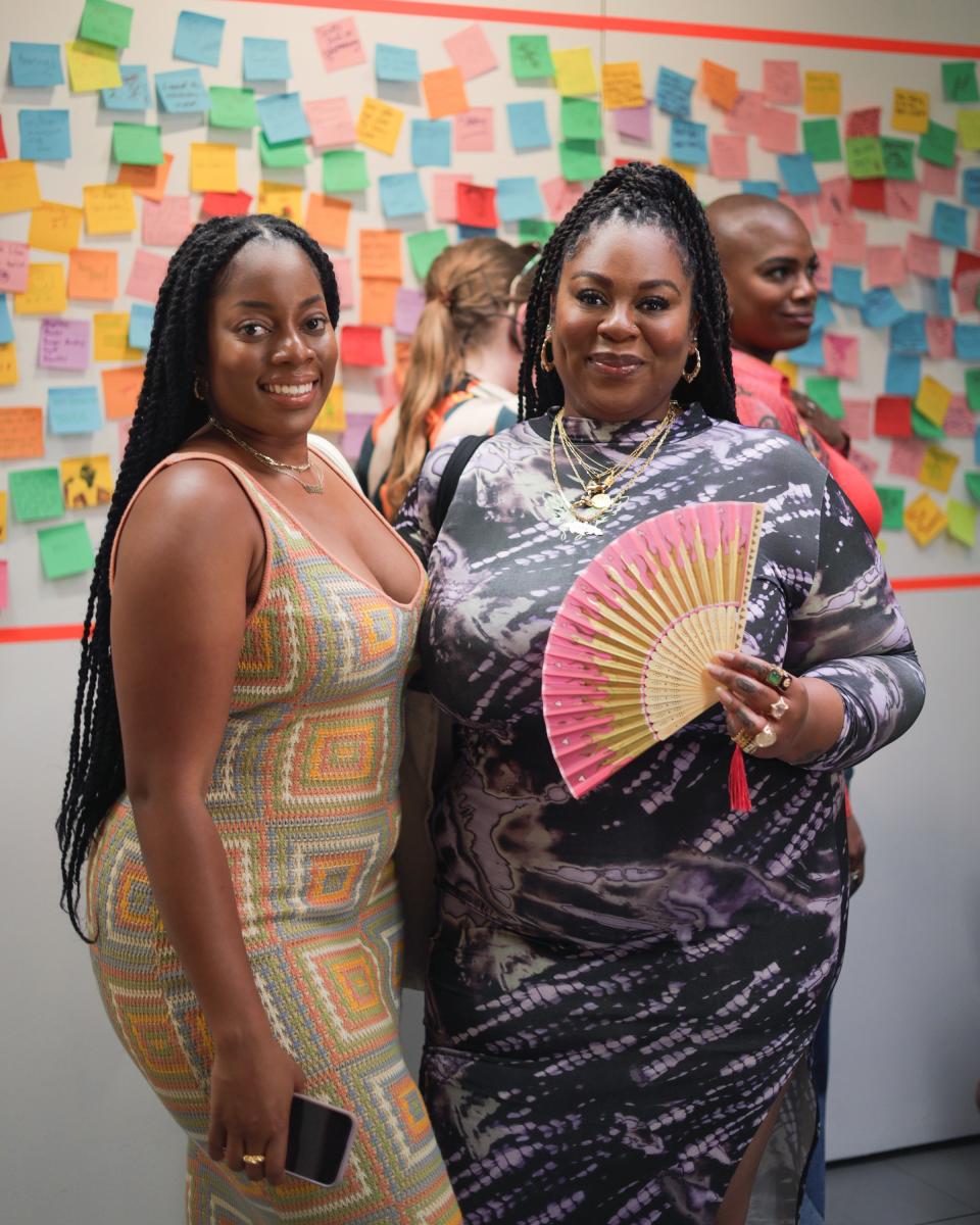 Dionne Brown and Candice Carty-Williams in Queenie