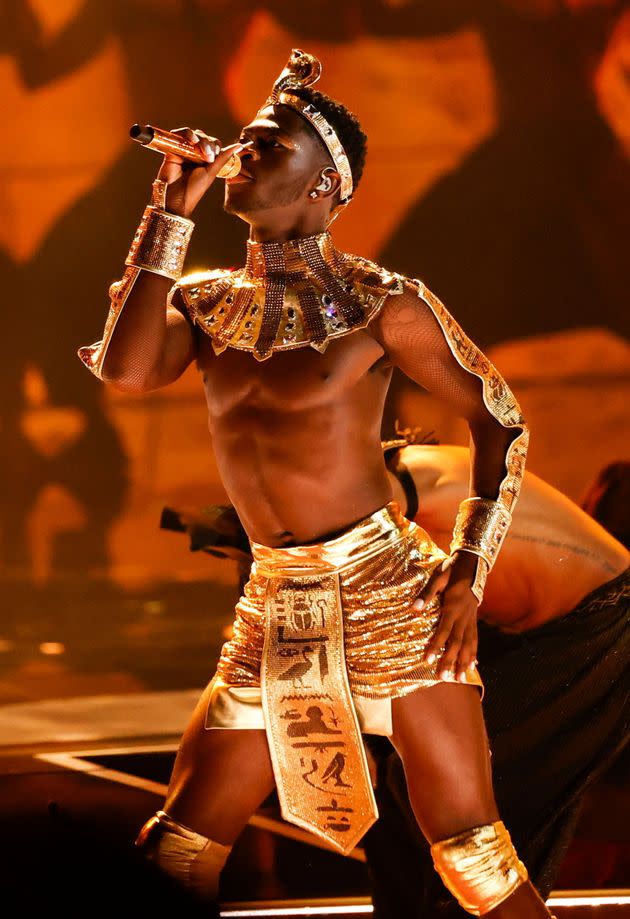 Le rappeur Lil Nas X aux BET Awards, à Los Angeles aux États-Unis, le 27 juin 2021. (Photo: Mario Anzuoni via Reuters)