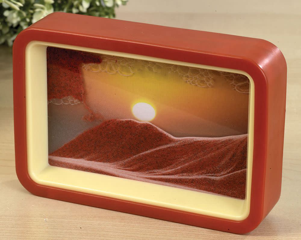 sunset sandscape desk accessory