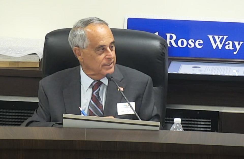 Hal Rose on Oct. 3 presided over his last meeting as West Melbourne mayor before his retirement from that post took effect.