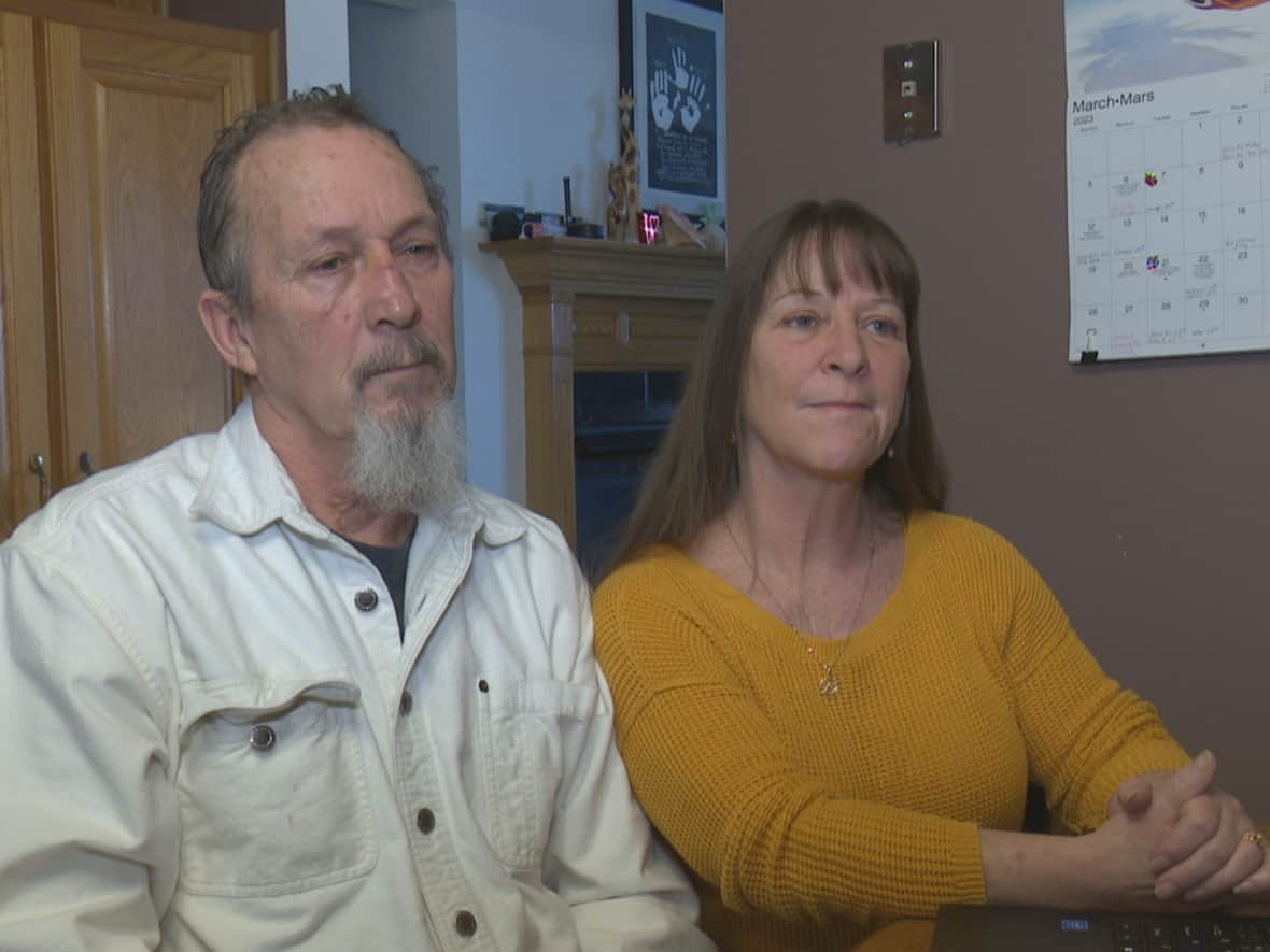 Susan and Eddie Strickland say they lost $3,000 on a MoneyGram scam. (Dale Molnar/CBC - image credit)