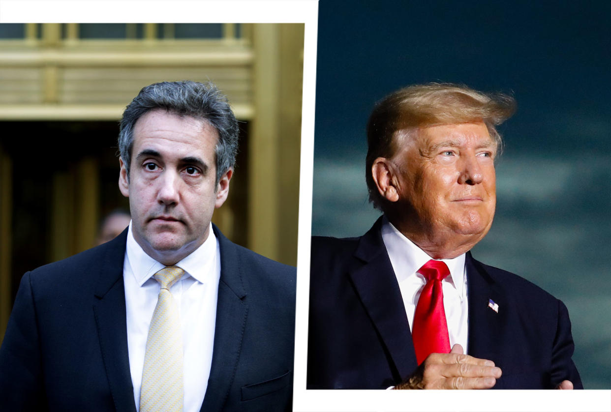 Michael Cohen; Donald Trump Photo illustration by Salon/Getty Images