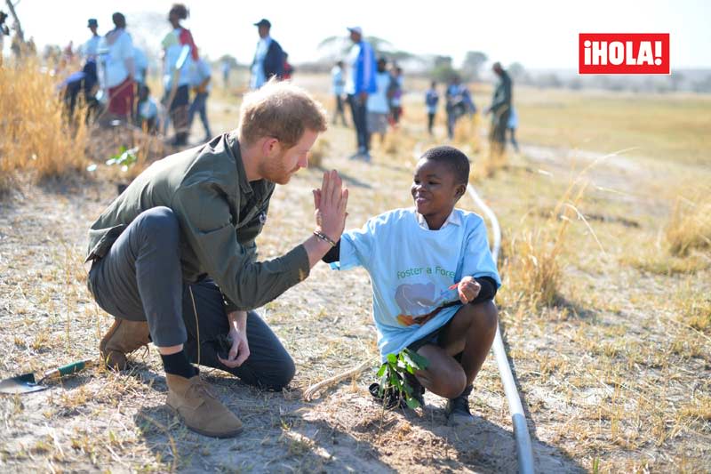 El príncipe Harry en África