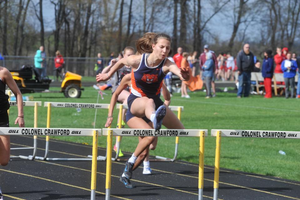 Galion's Kerrigan Myers won the 100 hurdles.