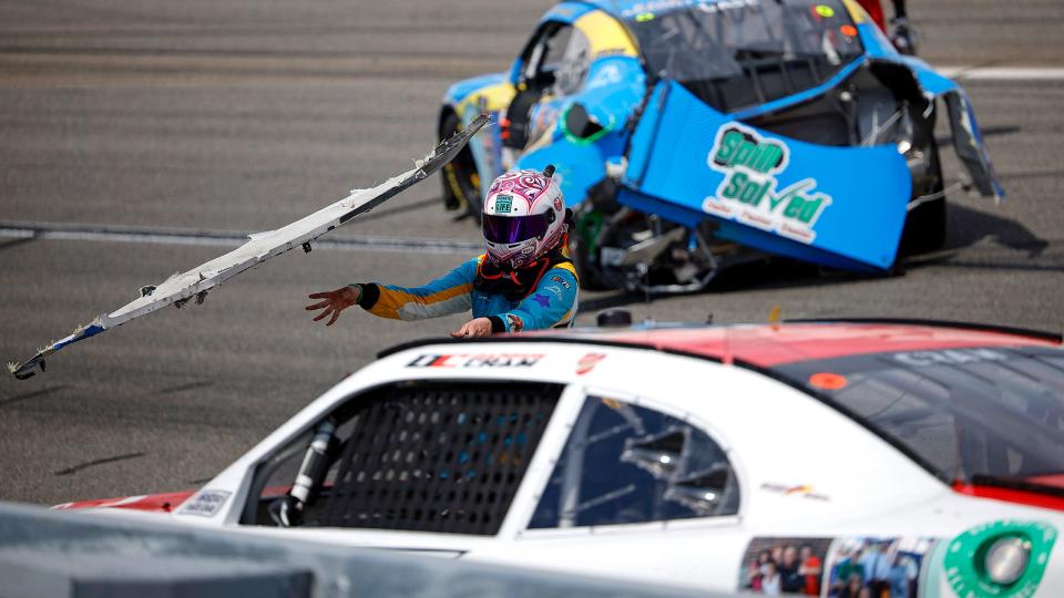 NASCAR Driver Who Threw Bumper at Car Gains New Sponsor That Sells Bumpers photo