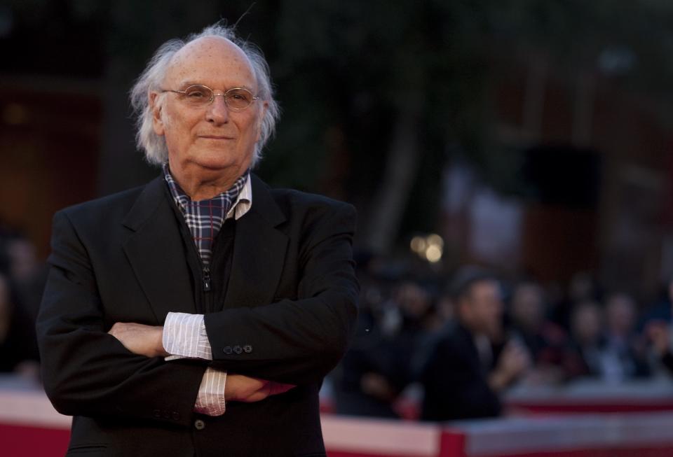 FILE - Spanish director Carlos Saura poses on the red carpet of the movie "I, Don Giovanni" ("Io, Don Giovanni") at the 4th edition of the Rome Film Festival, in Rome, on Oct. 20, 2009. The Spanish filmmaker Carlos Saura has died Friday Feb. 10. 2023 in Madrid at the age of 91 as confirmed by the Spanish Film Academy, the day before he was due to receive the Goya de Honor award for his film career. (AP Photo/Andrew Medichini, File)