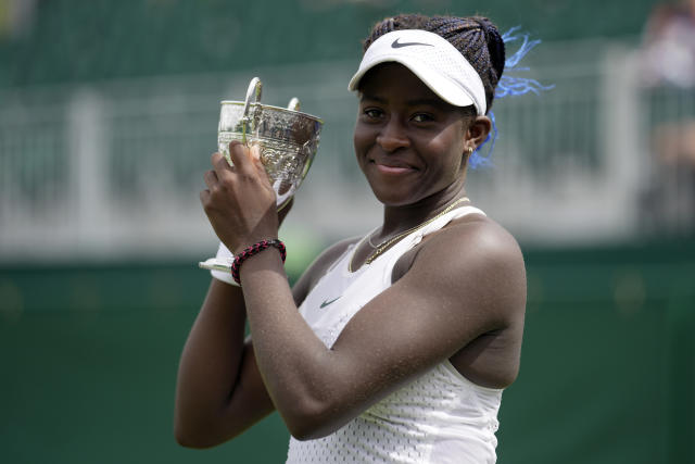 Ngounoue storms to first junior Grand Slam singles title at Wimbledon