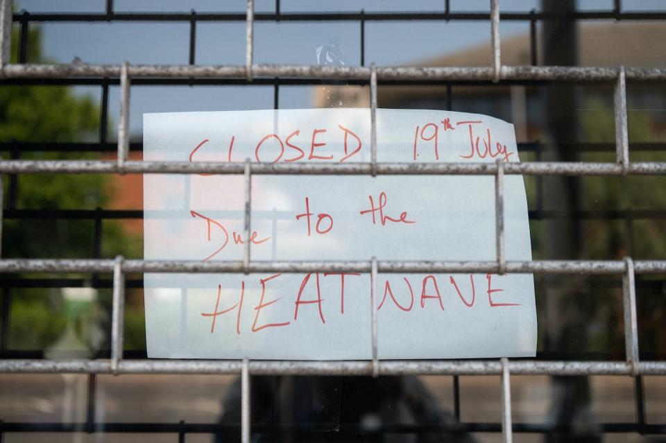 High temperatures are not going away. Businesses are going to have to find a way to manage the risks to their staff and their bottom line. <a href="https://www.gettyimages.com.au/detail/news-photo/july-2022-great-britain-london-closed-19th-due-to-the-news-photo/1241992420?adppopup=true" rel="nofollow noopener" target="_blank" data-ylk="slk:Sebastian Gollnow/Getty Images" class="link ">Sebastian Gollnow/Getty Images</a>