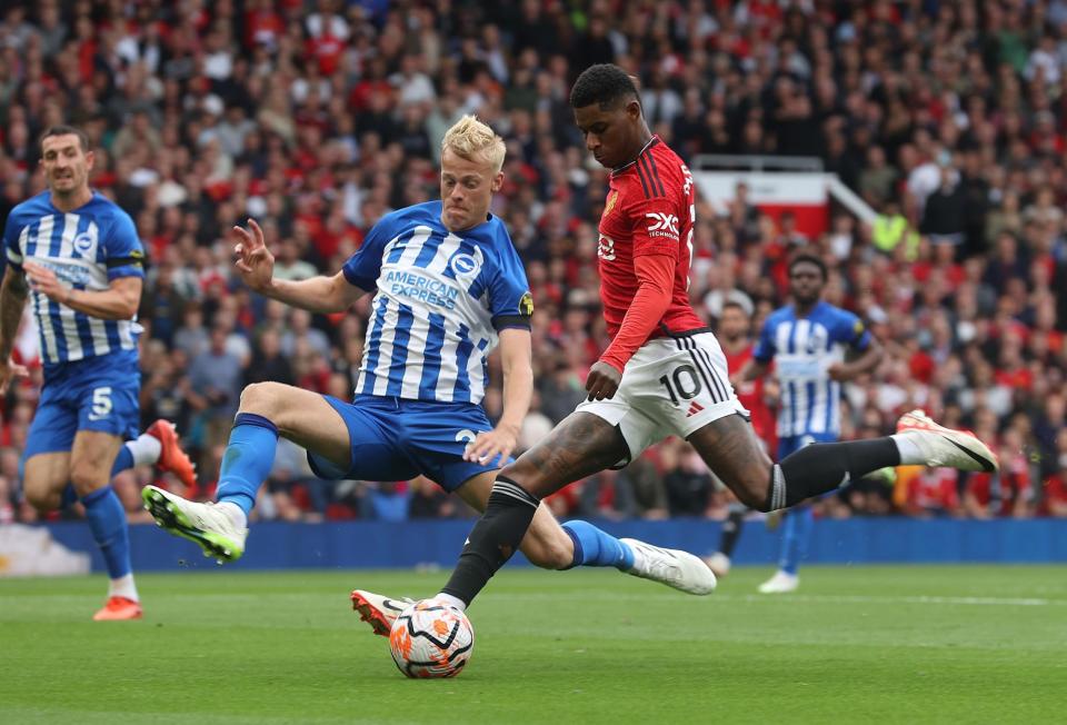 Had a difficult time up against Marcus Rashford who could have scored a hatful if he was more clinical. The Dutchman made some important tackles, though, and cleared a number of dangerous crosses away from danger. Booked mysteriously in the first-half (Photo: Matthew Peters/Manchester United via Getty Images)