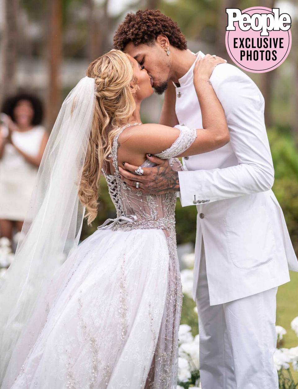 NBA star Kelly Oubre Jr wedding photos exclusive