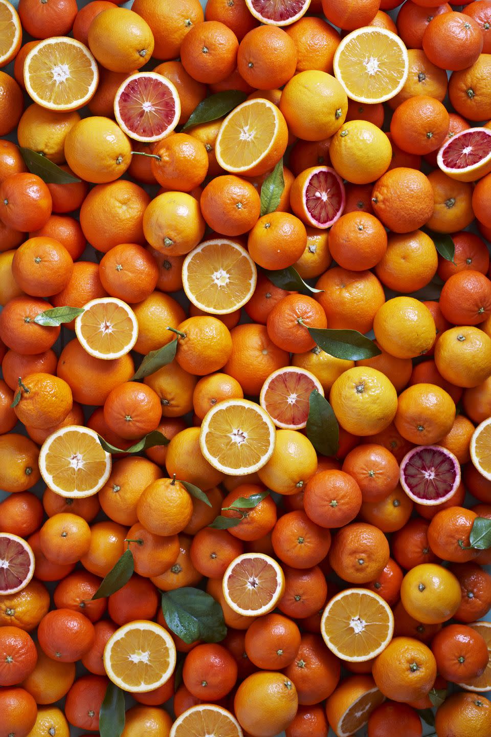 citrus fruits overhead