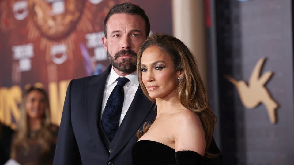 Ben Affleck and Jennifer Lopez attend a premiere for the film "This Is Me... Now: A Love Story" in Los Angeles in February. - Mario Anzuoni/Reuters