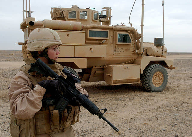 Pentagon: Women can serve in all military combat roles.
